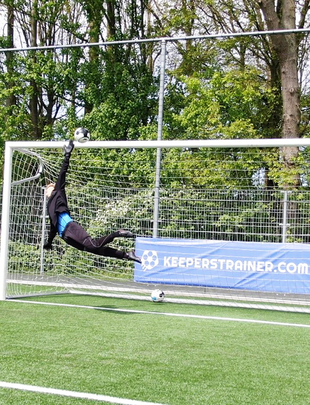 Keeperstraining programma's voor verschillende niveaus Screenshot gevorderde keeper